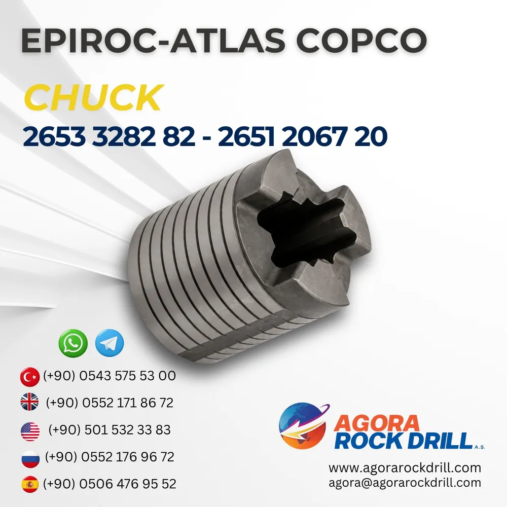 Epiroc - Atlas Copco - Chuck - 2653 3282 82 - 2651 2067 20 - 26533282822651206720