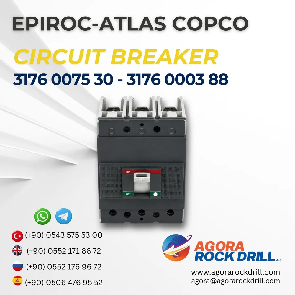 Epiroc – Atlas Copco - Circuit Breaker - 3176 0075 30 - 3176 0003 88 - 31760075303176000388
