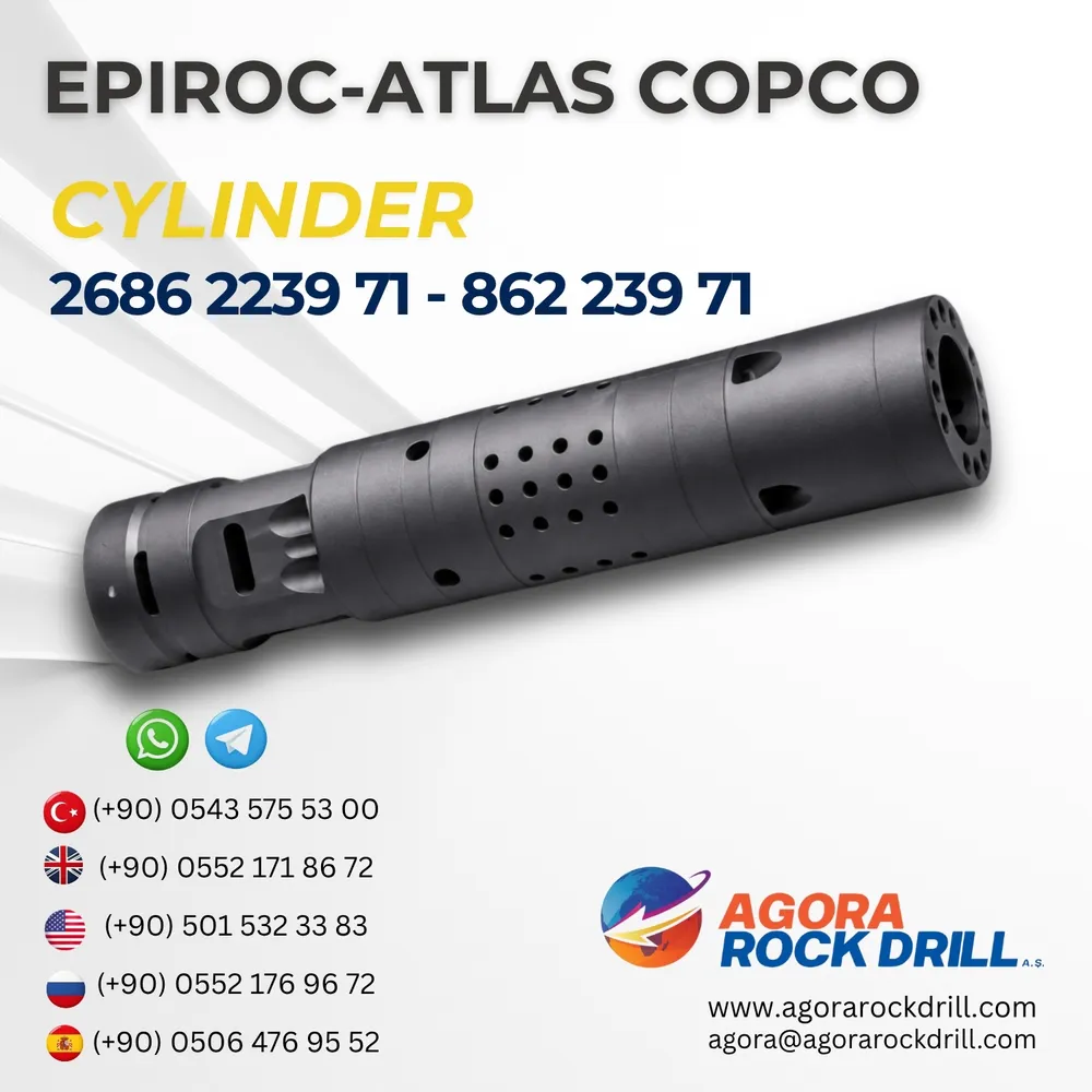 Epiroc - Atlas Copco - Cylinder - 2686 2239 71 - 862 239 71 – 268622397186223971
