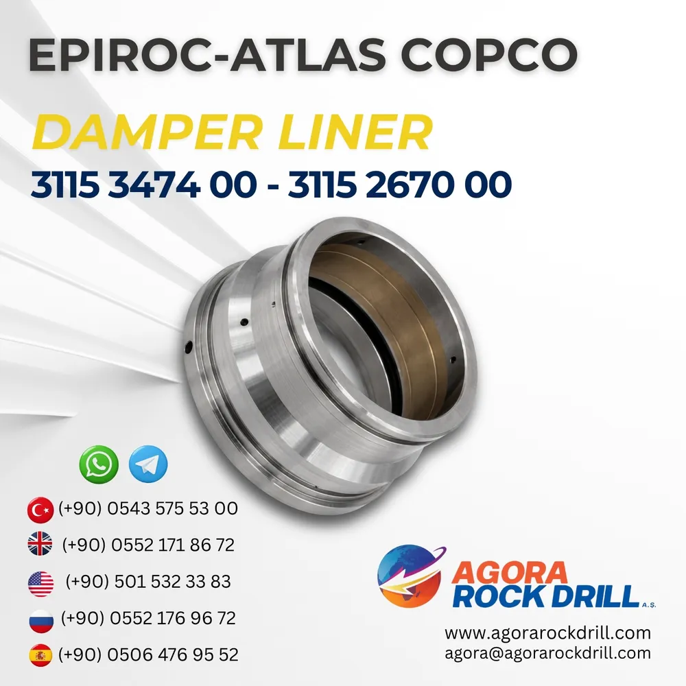 Epiroc - Atlas Copco - Damper Liner - 3115 3474 00 - 3115 2670 00 - 31153474003115267000