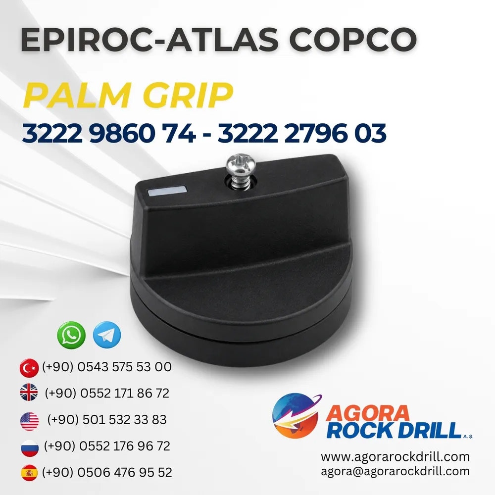 Epiroc - Atlas Copco - Palm Grip - 3222 9860 74 - 3222 2796 03 - 32229860743222279603