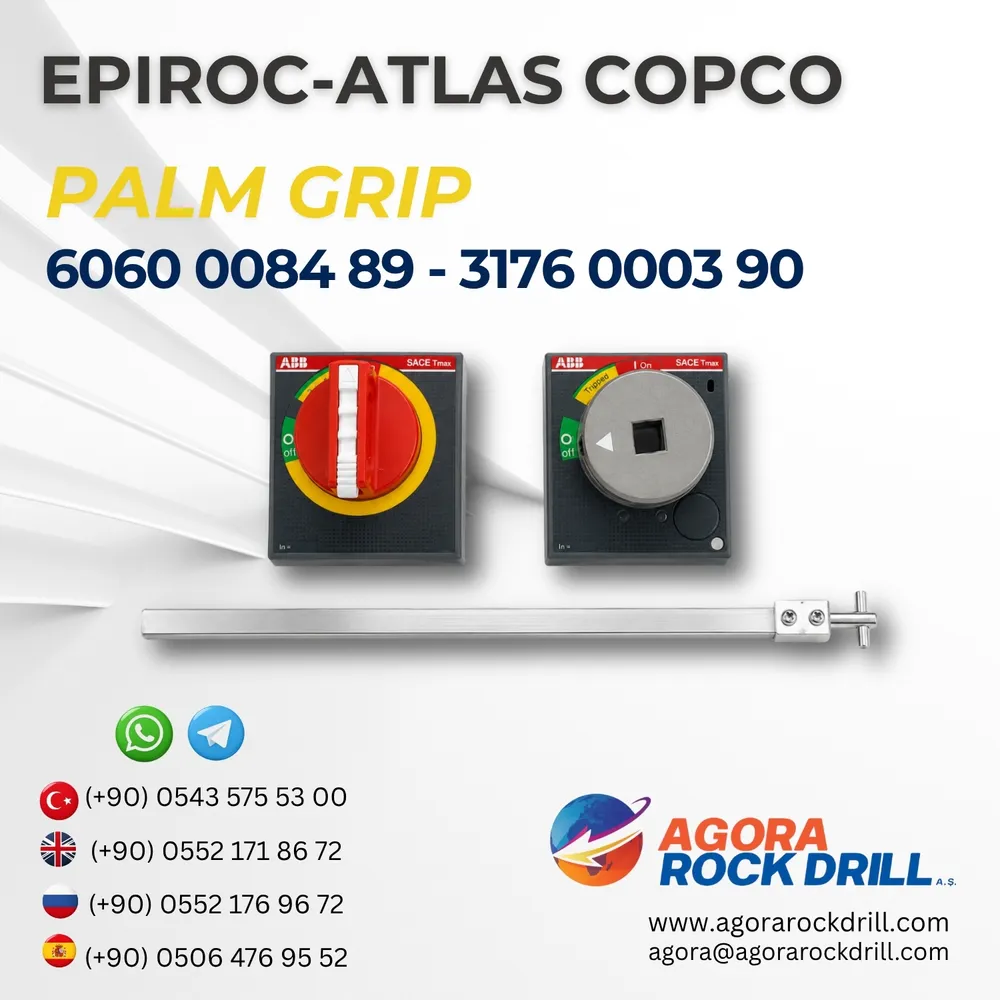 Epiroc – Atlas Copco - Palm Grip - 6060 0084 89 - 3176 0003 90 - 60600084893176000390