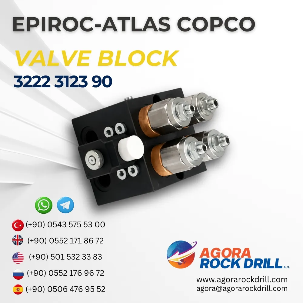 Epiroc – Atlas Copco - Valve Block - 3222312390
